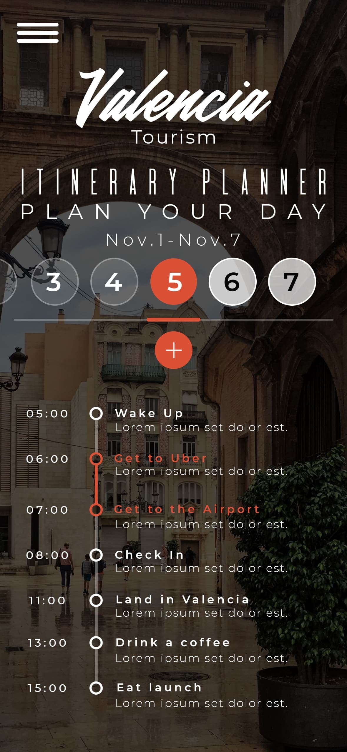 Valencia App - Itinerary Planner
